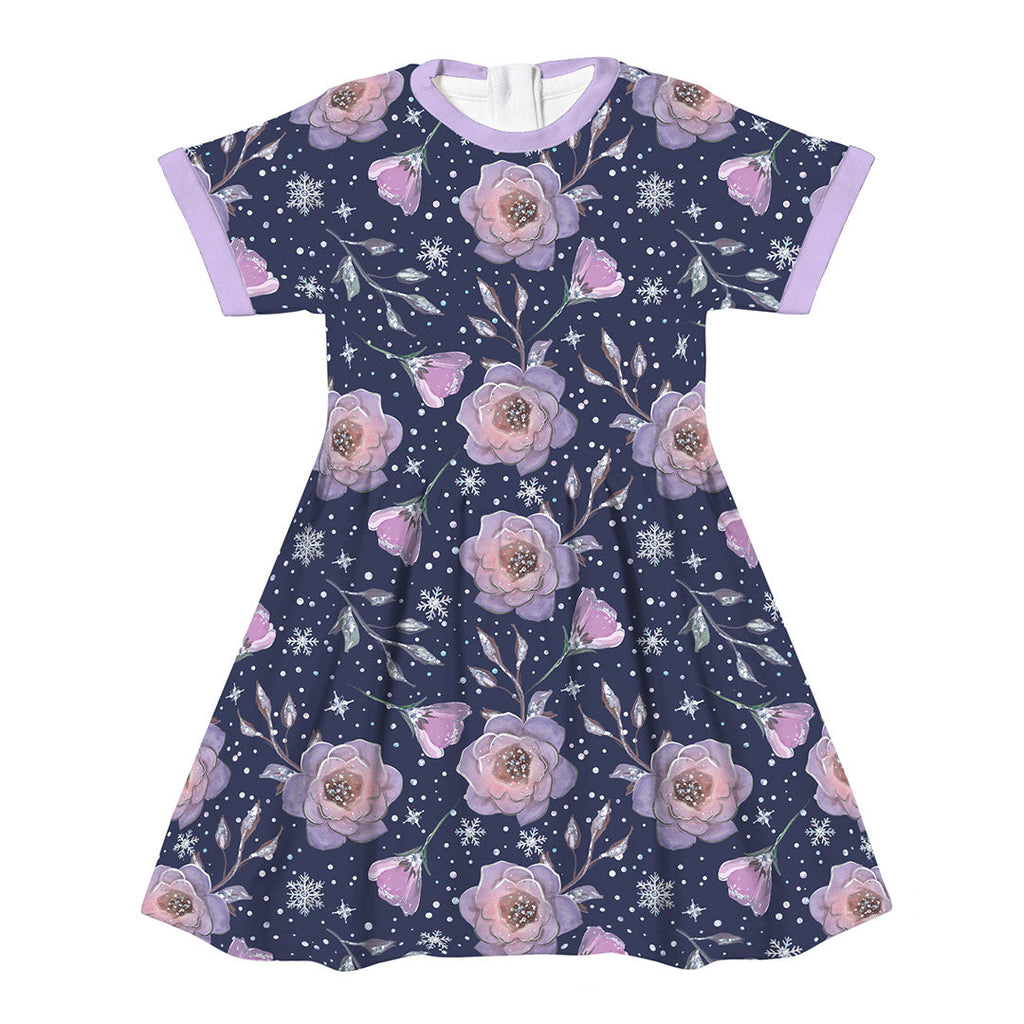 Winter Roses Fabric