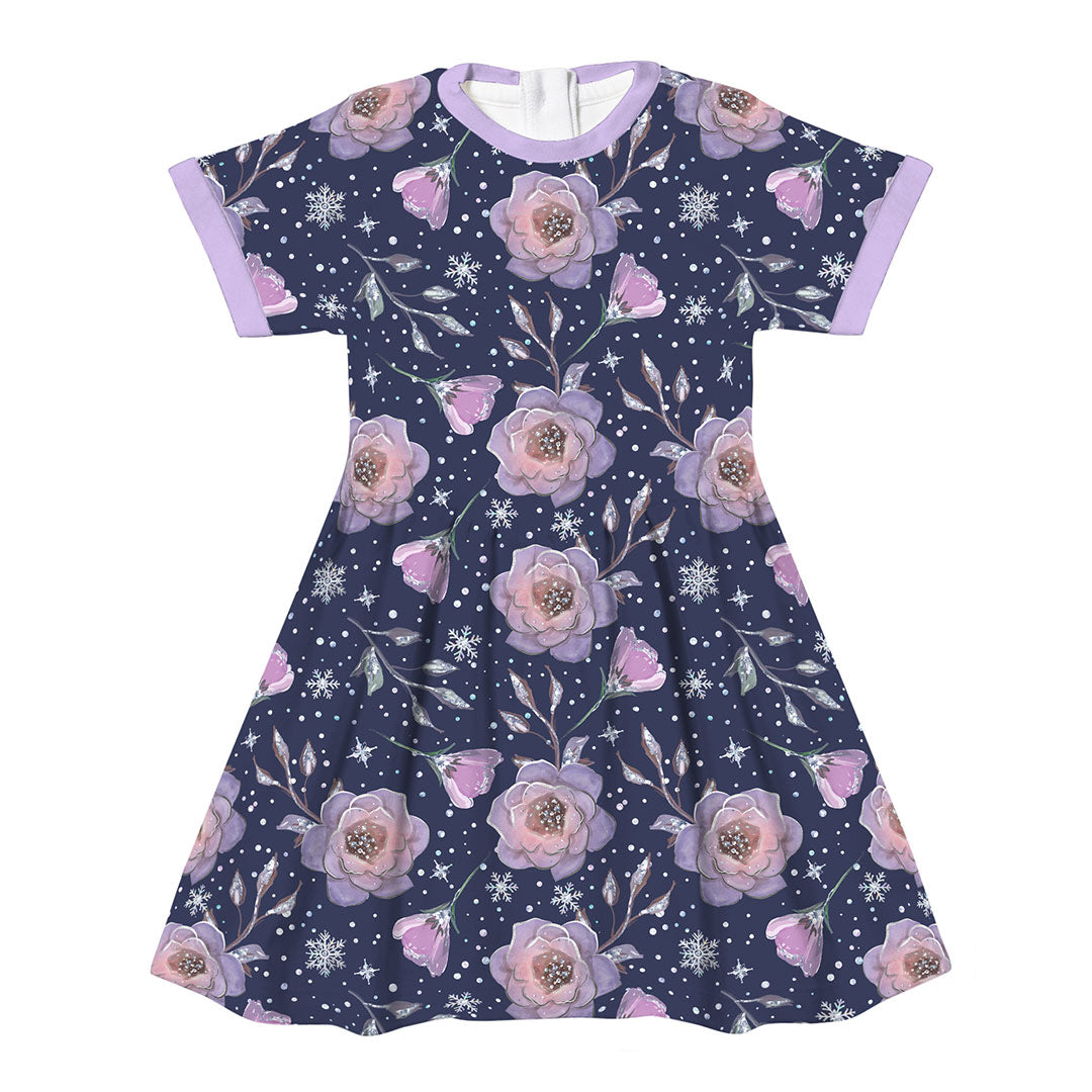 Winter Roses Fabric