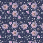 Winter Roses Fabric
