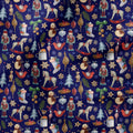 Winter Treasures Navy Fabric