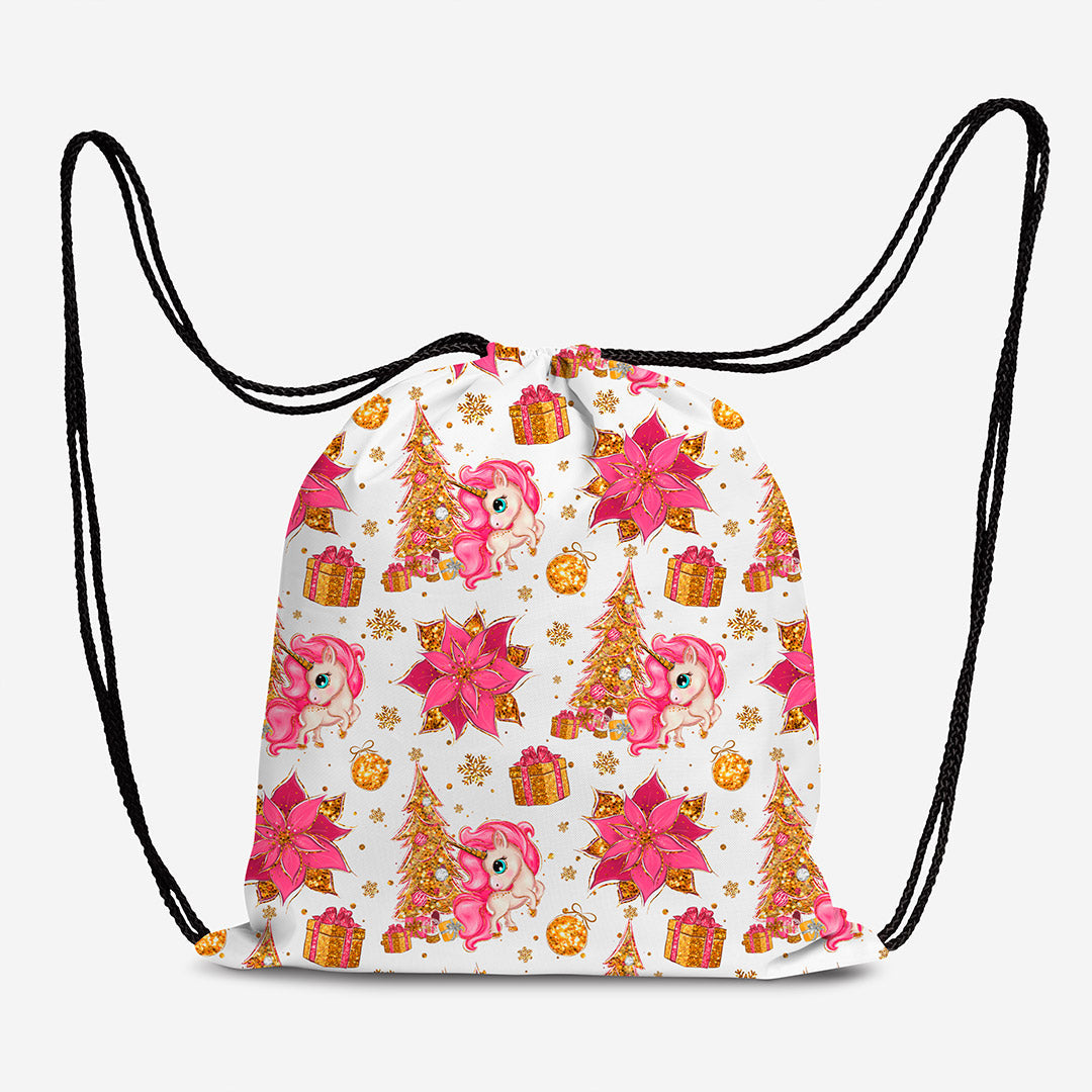 Winter Unicorns Christmas Tree Fabric