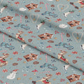 Winter Wonderland Blue Fabric