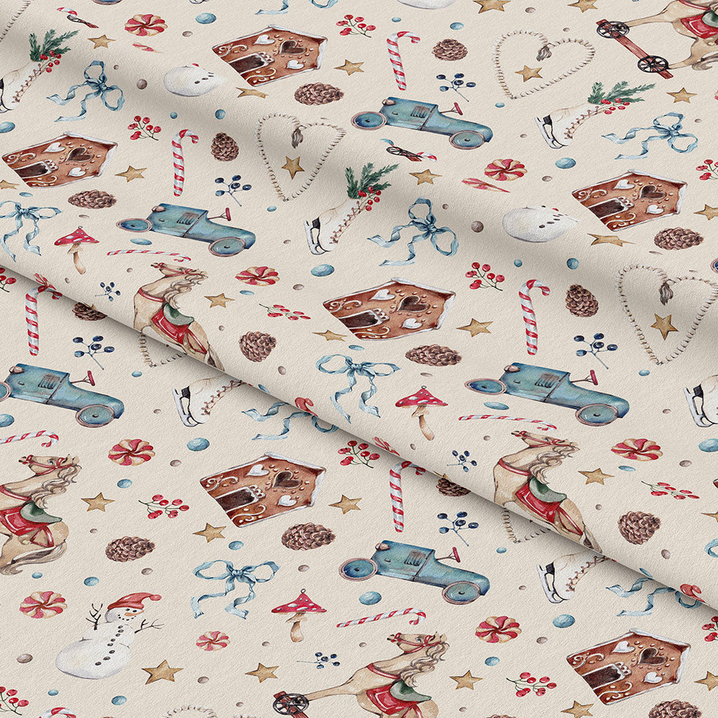 Winter Wonderland Cream Fabric