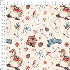 Winter Wonderland Cream Fabric