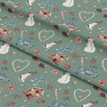 Winter Wonderland Sage Fabric