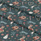 Winter Wonderland Teal Fabric