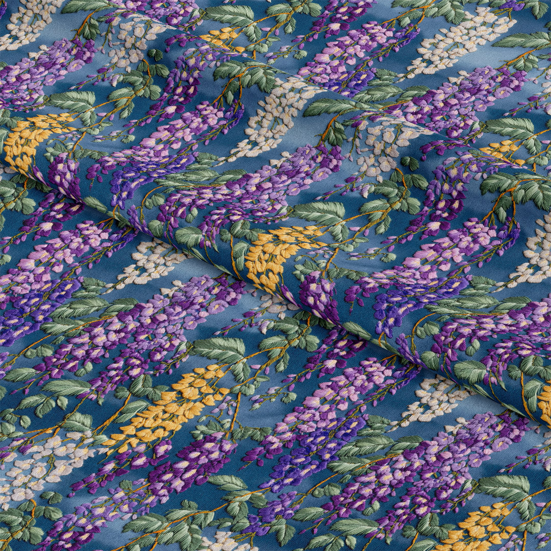 Wisteria Blue Fabric