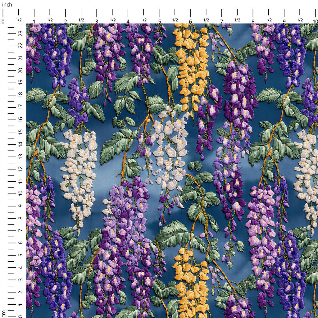 Wisteria Blue Fabric