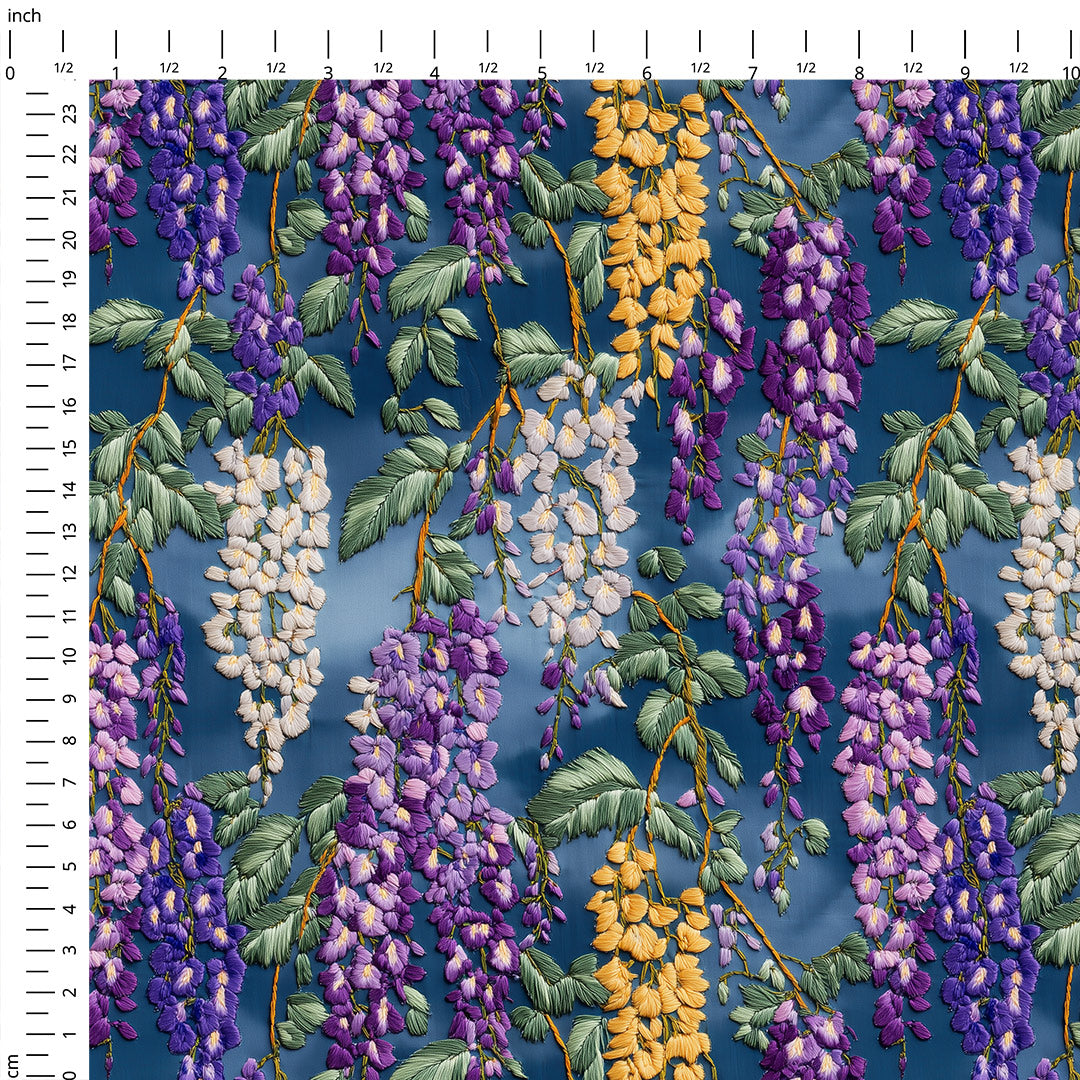 Wisteria Blue Fabric