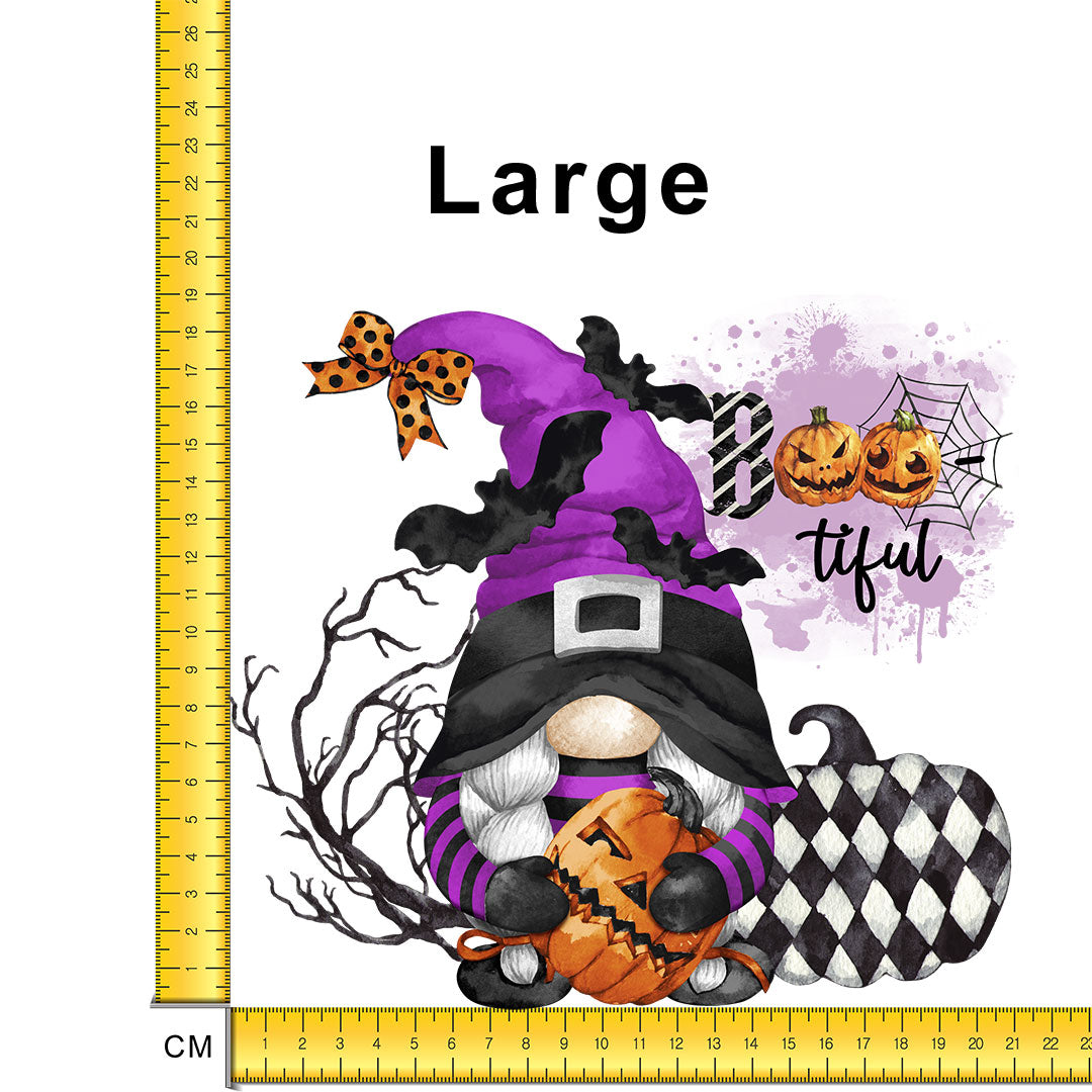 Witch Gnome Iron on fabric heat transfer DTF-38