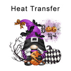 Witch Gnome Iron on fabric heat transfer DTF-38