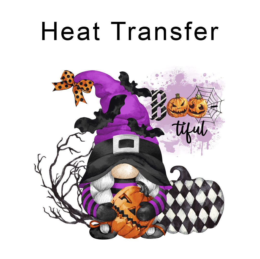 Witch Gnome Iron on fabric heat transfer DTF-38
