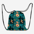 Witchy Snake Blue Fabric