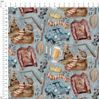 Wizards Life Blue Fabric
