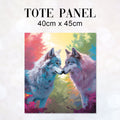 TOTE Wolf Love Fabric Bag Panel TP-185