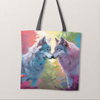 TOTE Wolf Love Fabric Bag Panel TP-185