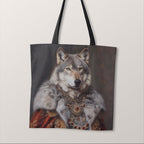 TOTE Fabric Bag Panel Wolf Tsar TP-274