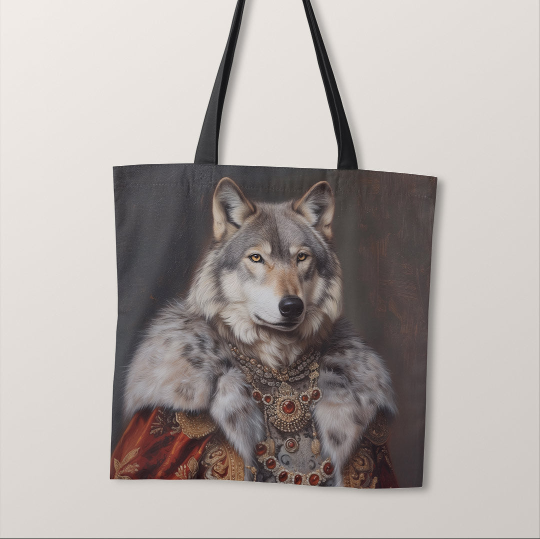 TOTE Fabric Bag Panel Wolf Tsar TP-274