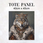 TOTE Fabric Bag Panel Wolf Tsarina TP-273