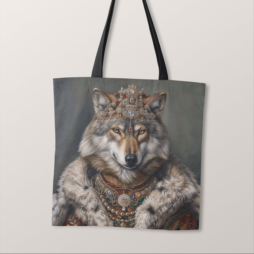 TOTE Fabric Bag Panel Wolf Tsarina TP-273