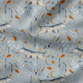 Wolves Grey Fabric