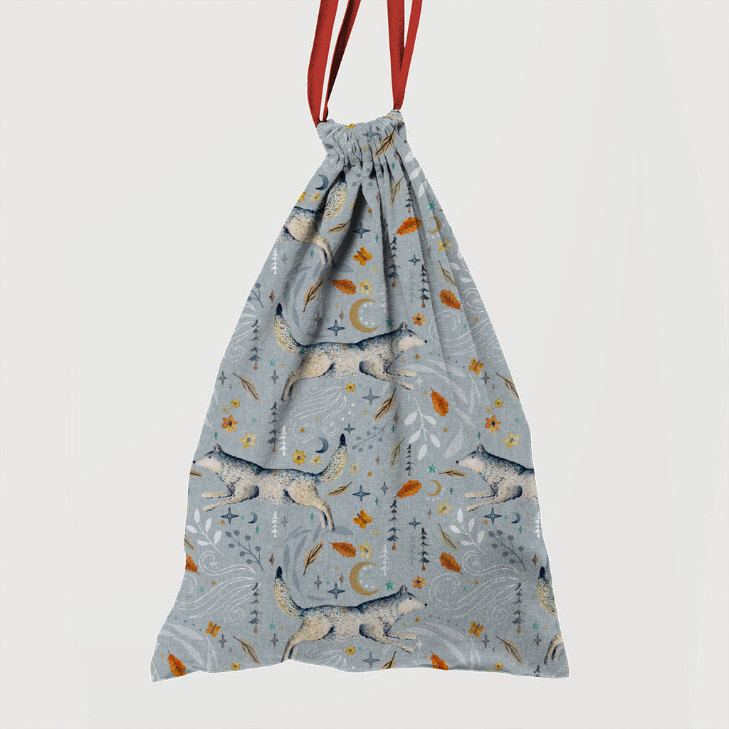 Wolves Grey Fabric