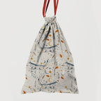 Wolves Beige Fabric