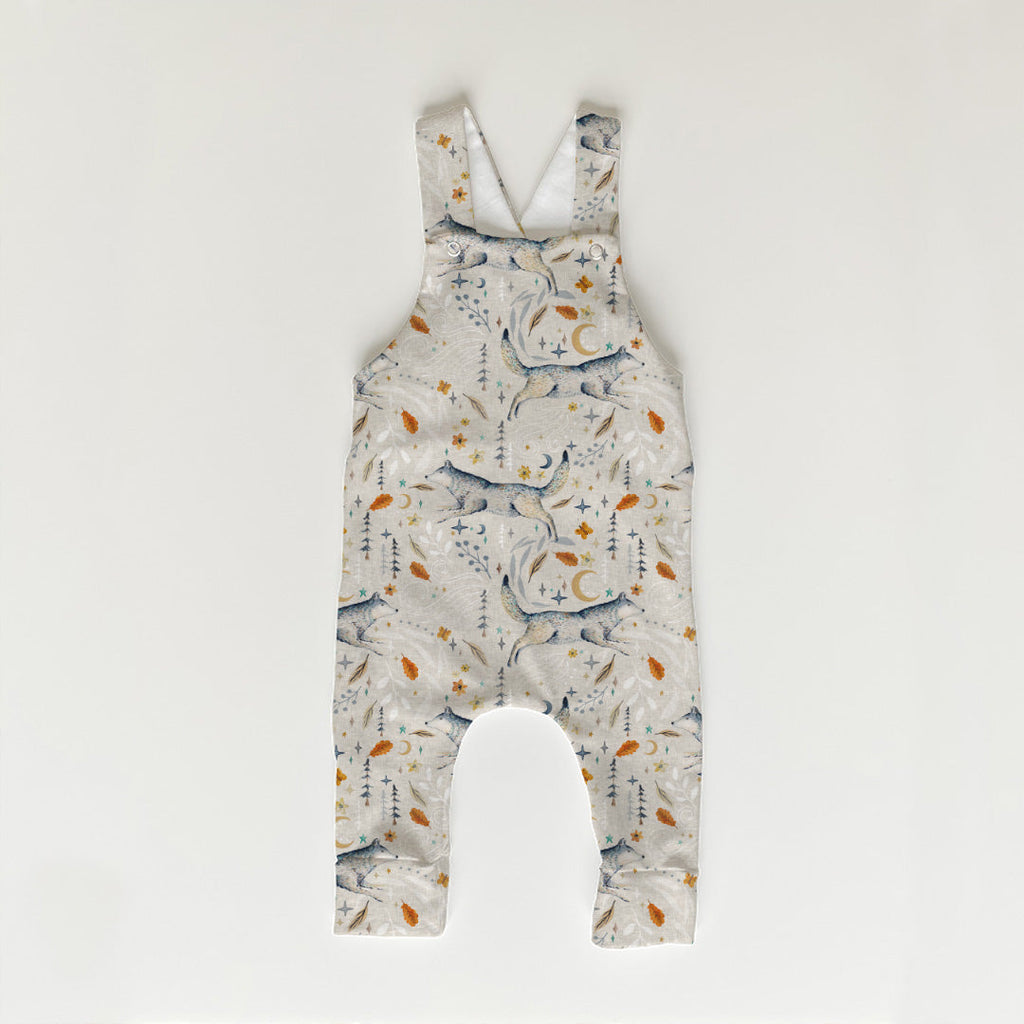 Wolves Beige Fabric