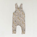 Woodland Animals Beige Fabric