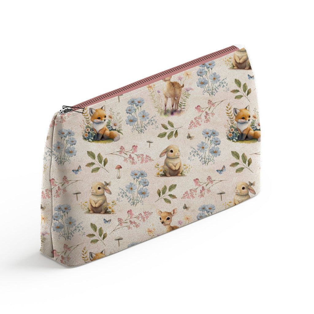 Woodland Animals Cream Fabric