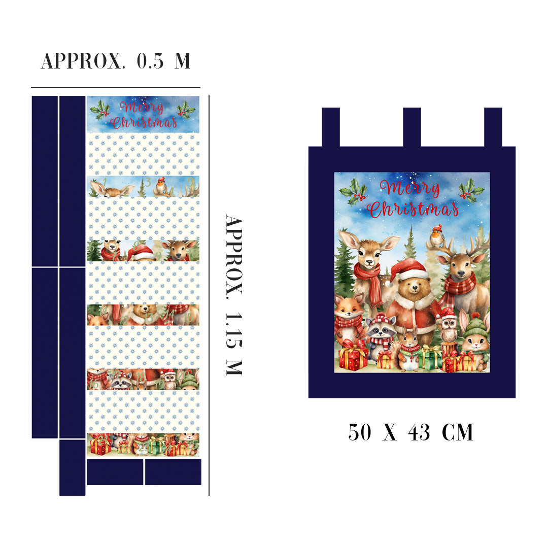 Woodland Animals Advent Calendar Panel Set