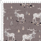 Woodland Elks Fabric