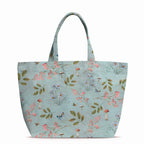 Woodland Flowers Blue Fabric