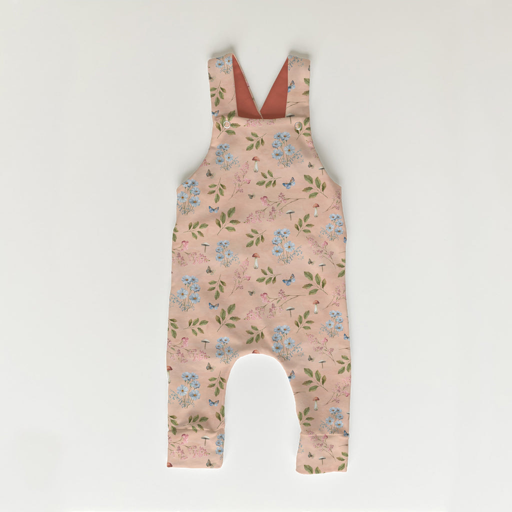 Woodland Flowers Pink Fabric