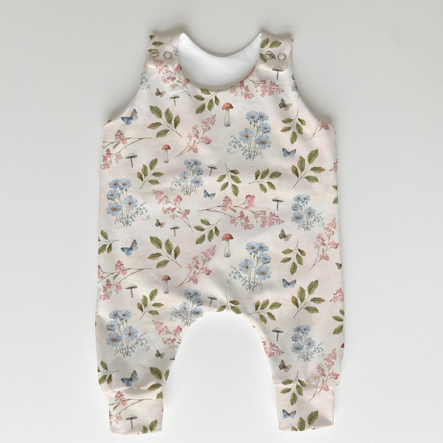 Woodland Flowers Cream Fabric