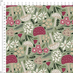 Woodland Mushrooms Fabric