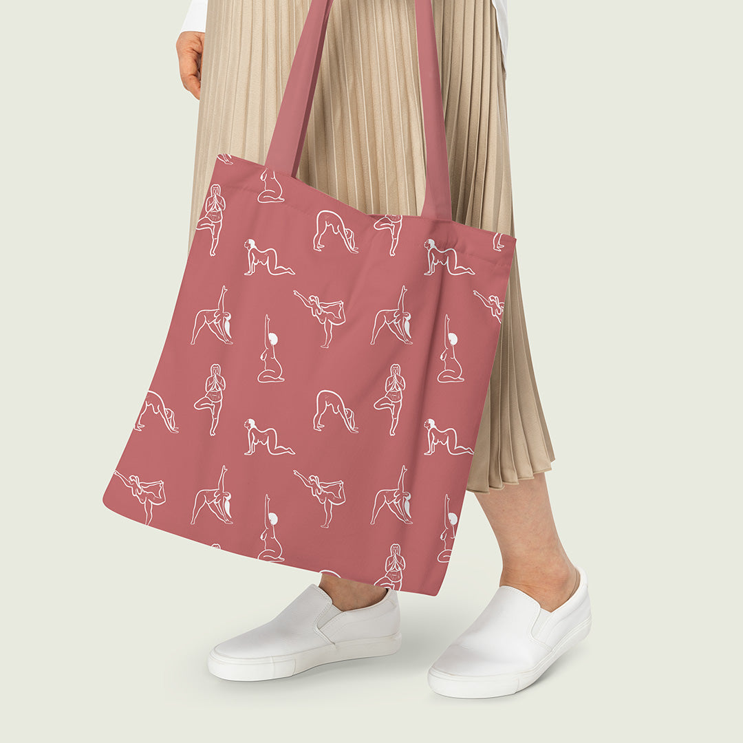 Yoga Flow Dusky Pink Fabric