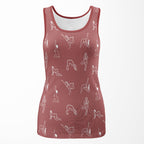 Yoga Flow Dusky Pink Fabric