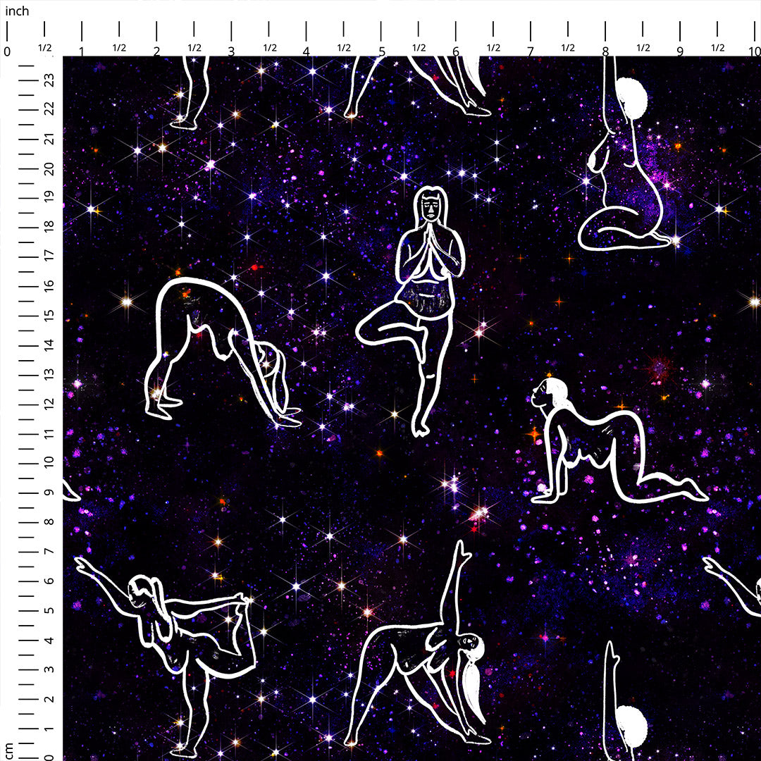 Yoga Flow Galaxy Fabric