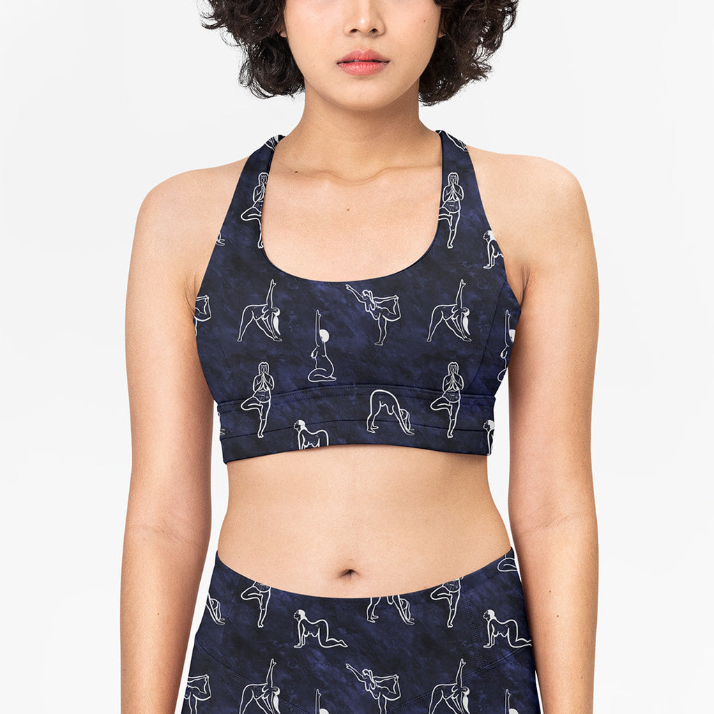Yoga Flow Navy Fabric