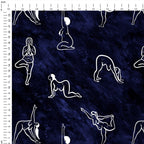 Yoga Flow Navy Fabric