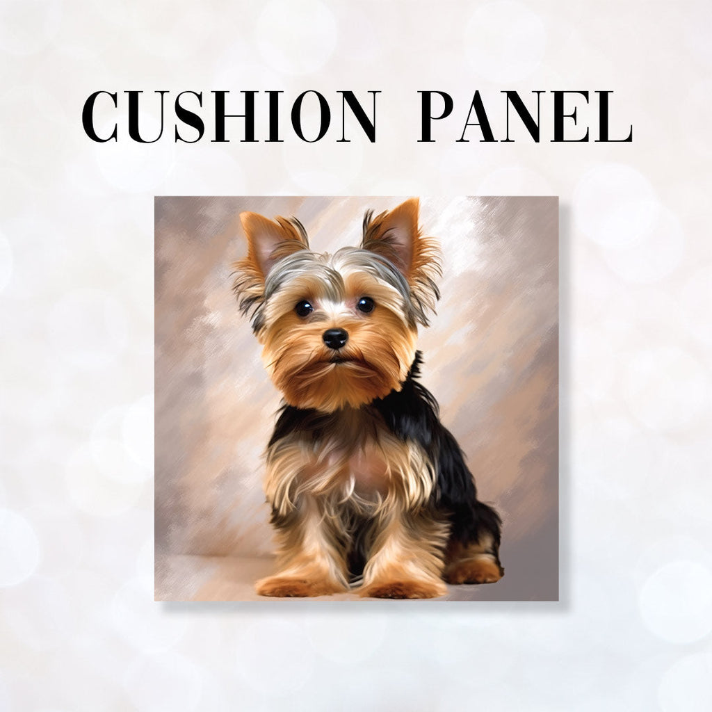 CUSHION Fabric Panel Yorkie