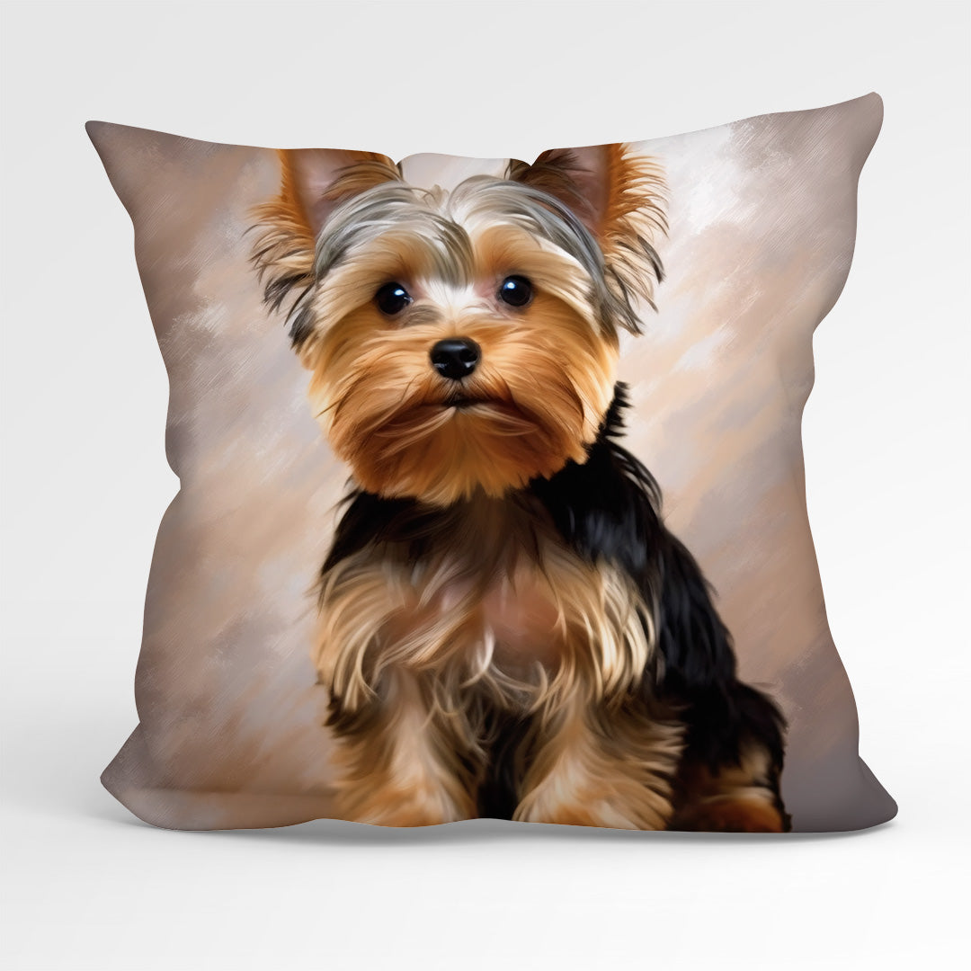 CUSHION Fabric Panel Yorkie