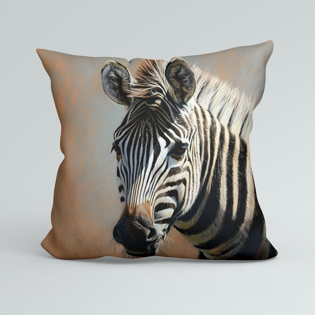 CUSHION Fabric Panel Zebra Beige CP-109
