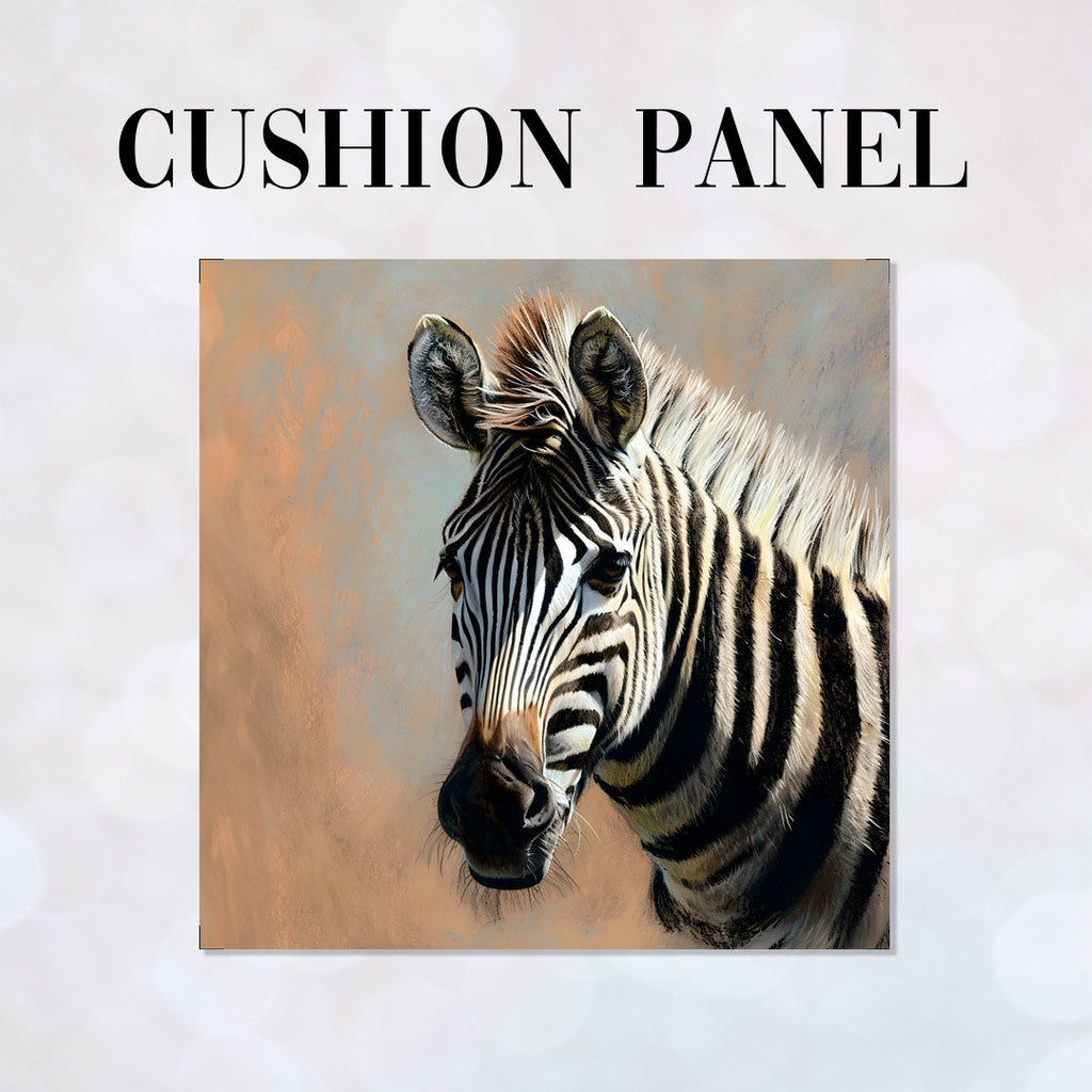 CUSHION Fabric Panel Zebra Beige CP-109