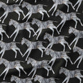 Zebra Black Fabric