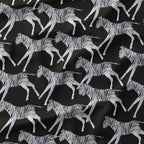 Zebra Black Fabric