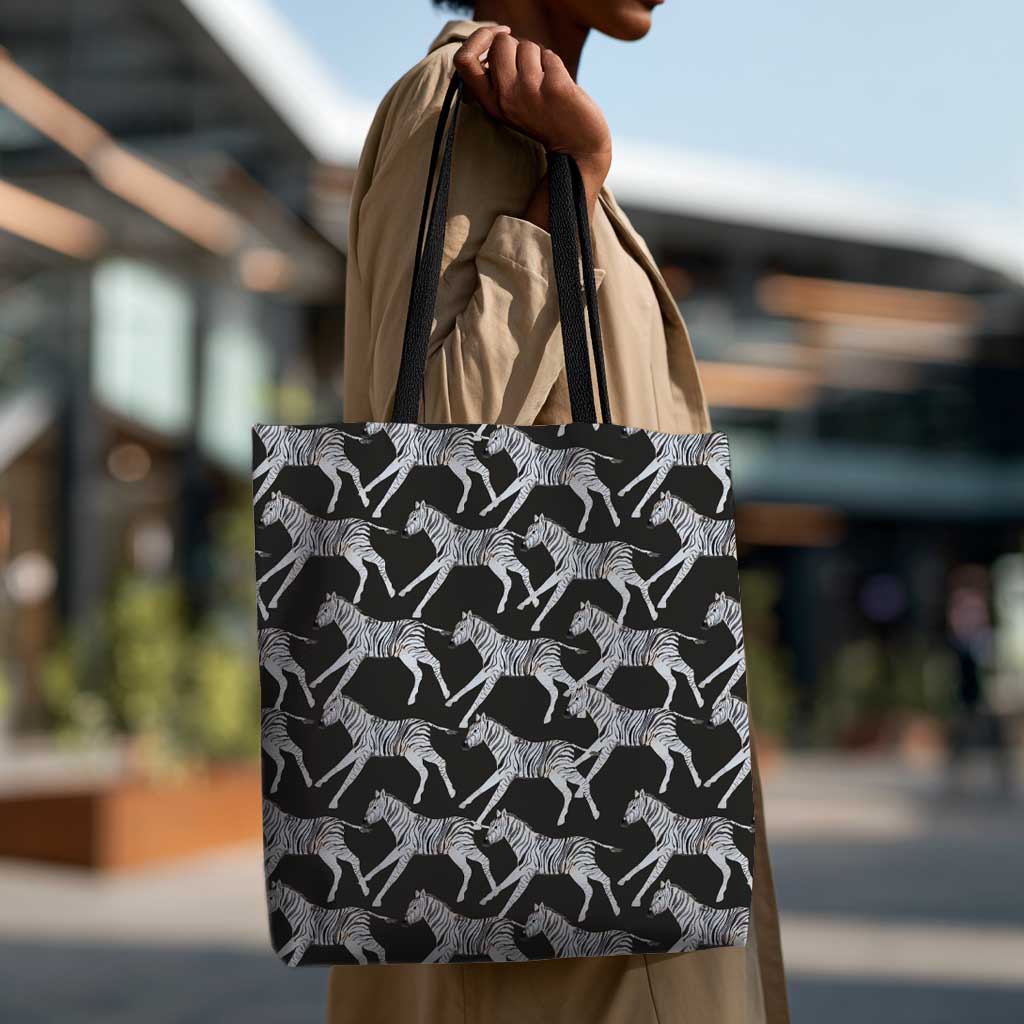Zebra Black Fabric