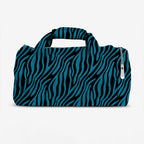 Zebra Blue and Black Fabric