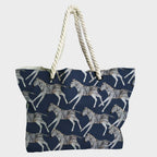 Zebra Blue Fabric
